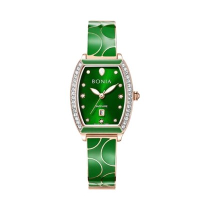 Bonia Elegance BNB10861-2597S Green Dial Color Women Watch
